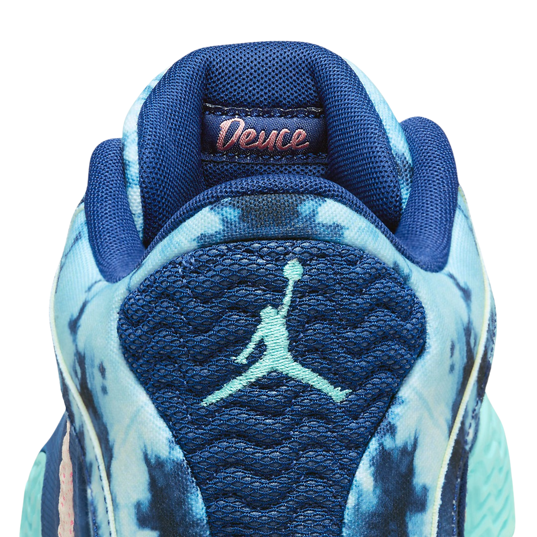 Jordan - Men's Jordan Tatum 2 'Denim' - Blue Void / Leche Blue / Tropical Twist / Bleached Coral