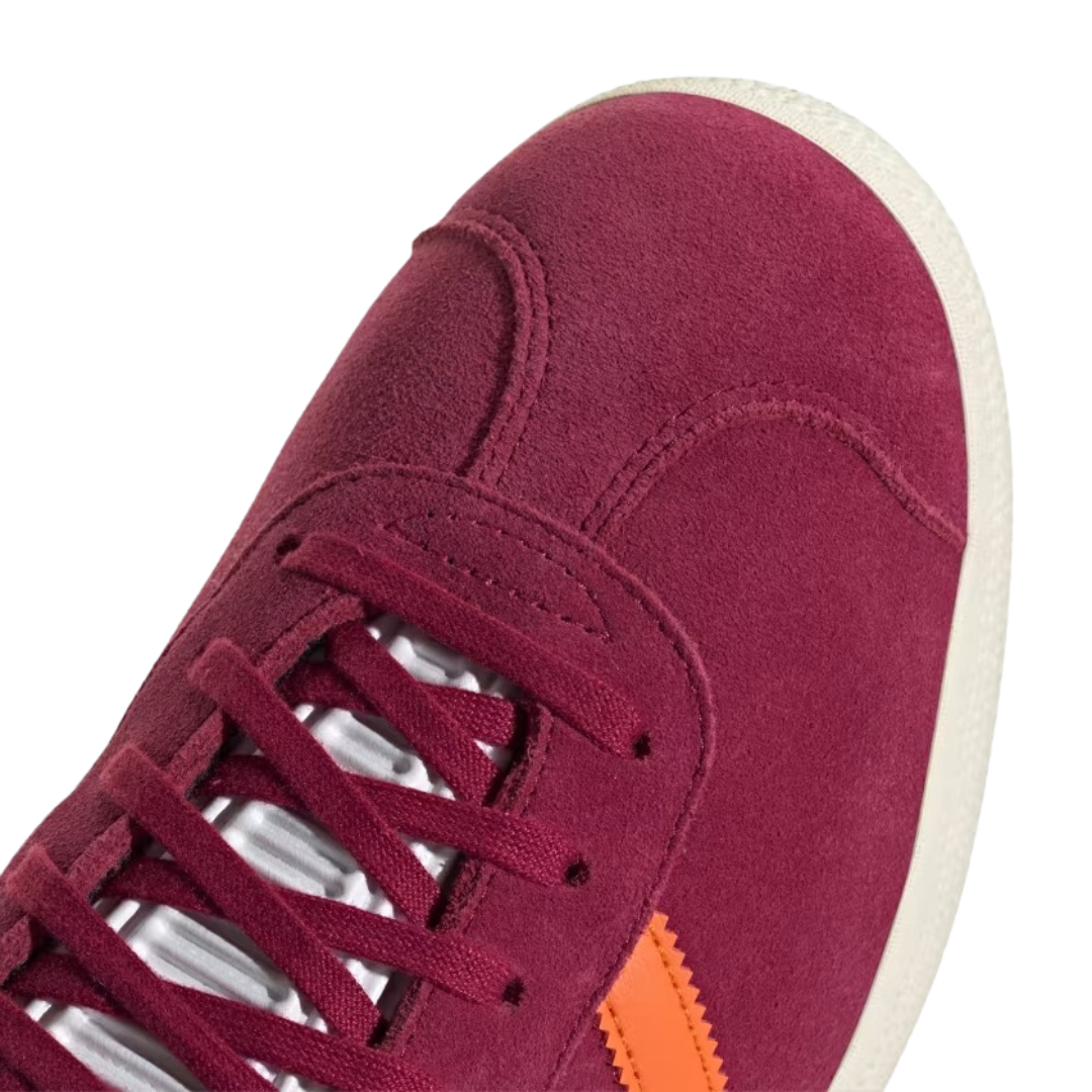 Adidas - Men's AS Roma x Gazelle 'Home Kit' - Legacy Burgundy / Unity Orange / Cream White