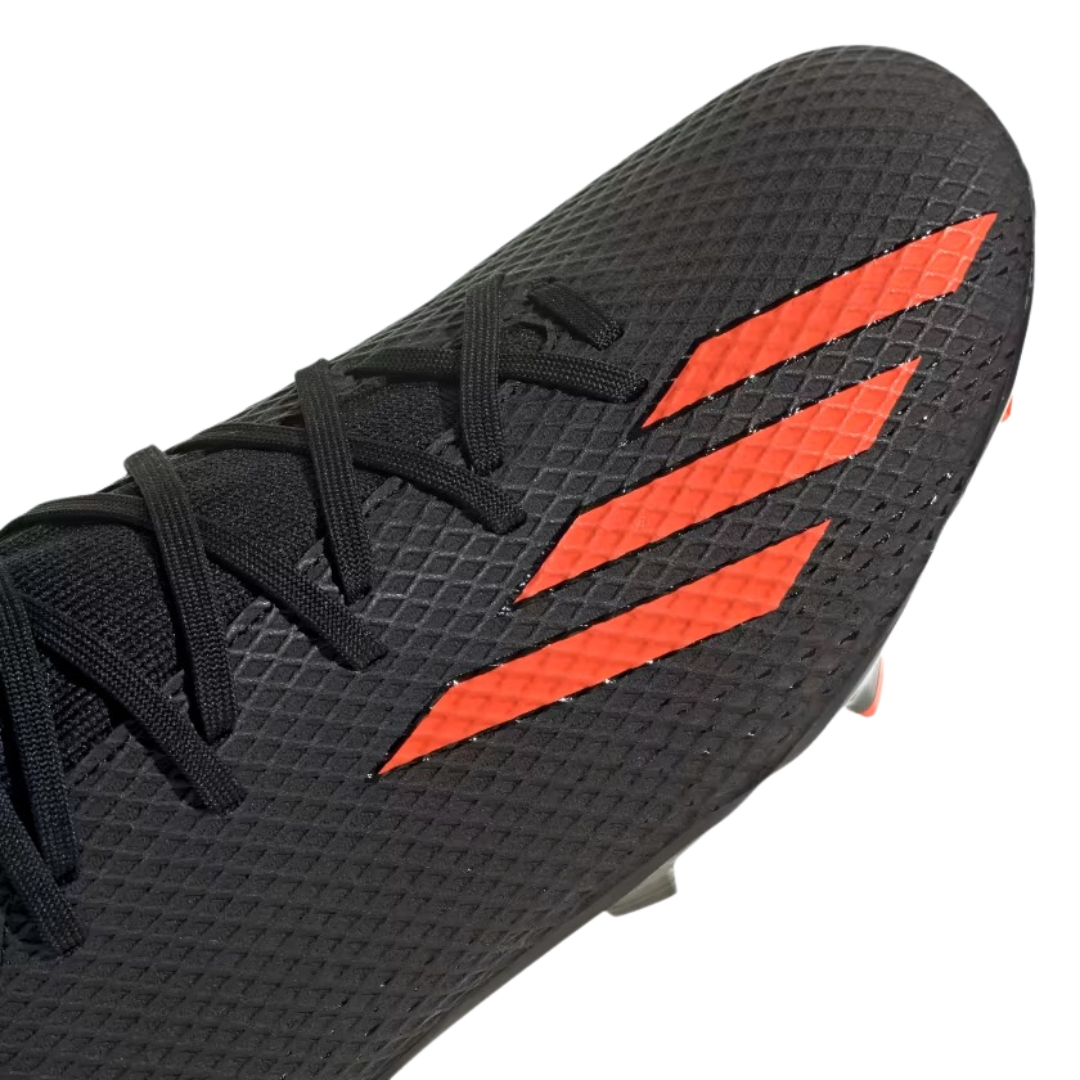 Adidas - Men's X Speedportal.3 FG 'Black Solar Red' - Core Black / Solar Red / Team Solar Green