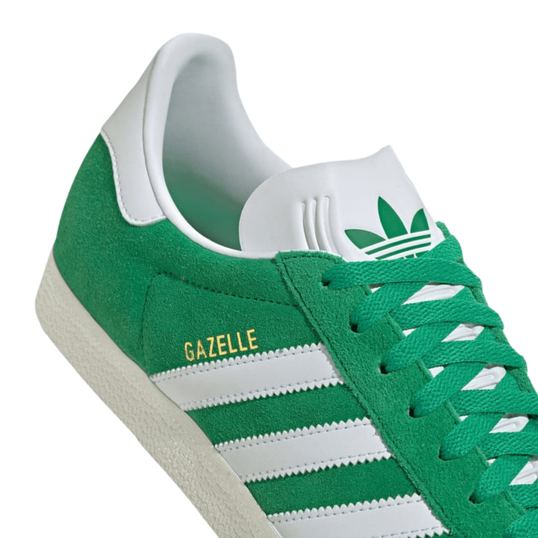 Adidas - Men's Gazelle 'Green White' - Green / Cloud White / Core White