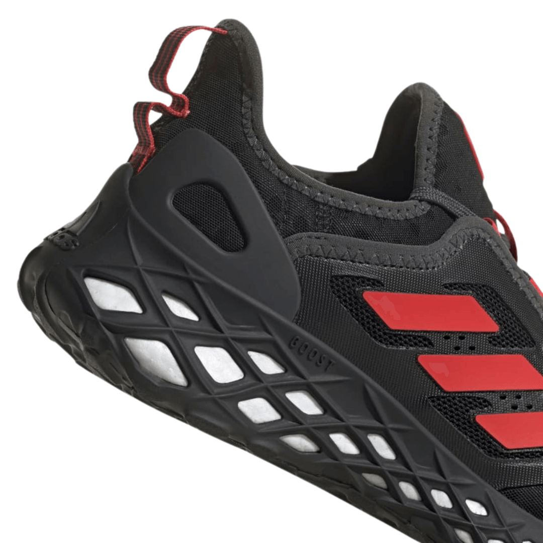 Adidas- Men`s Web Boost 'Black Red' - Core Black / Red / Carbon