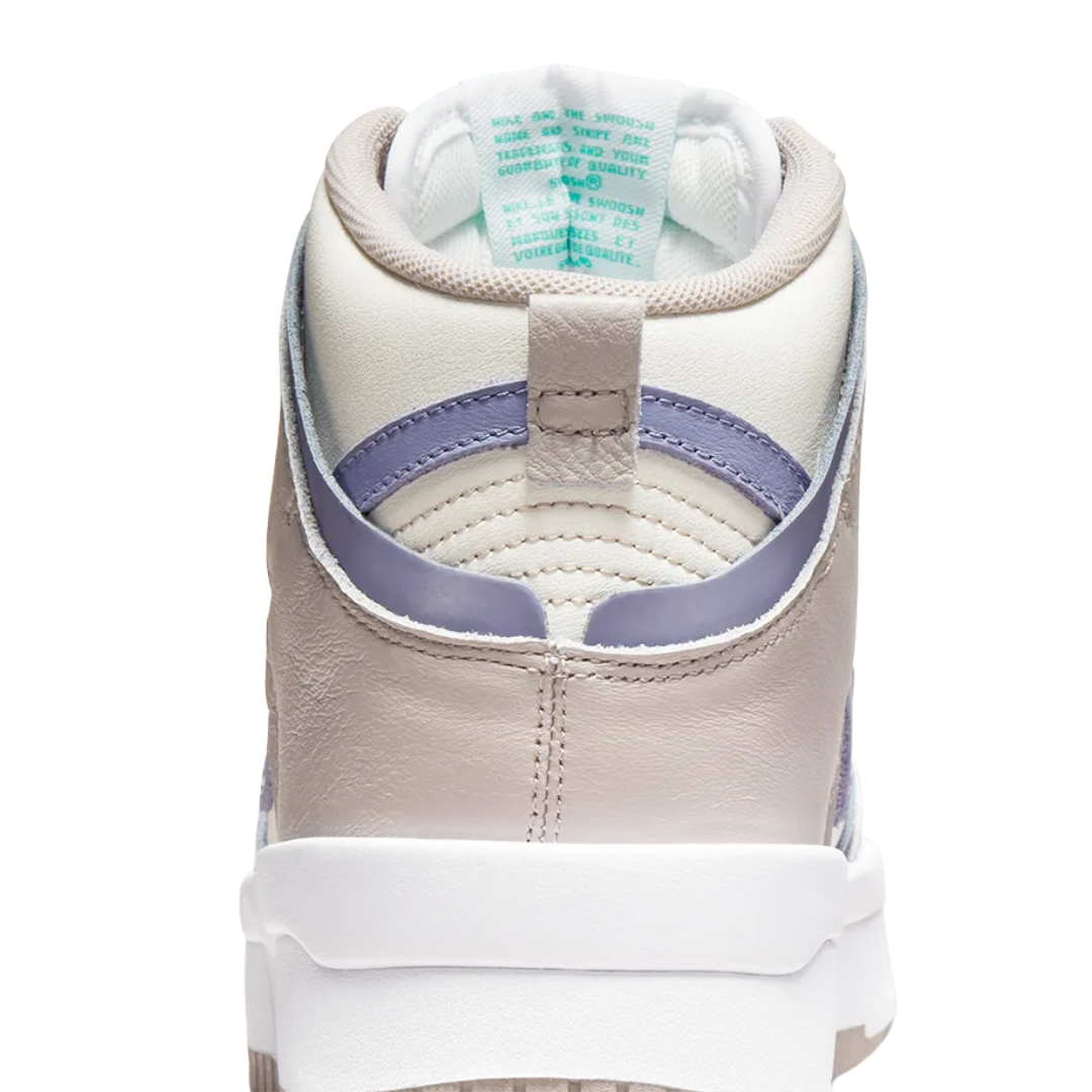 Nike - Women's Dunk High Up 'Iron Purple' - Sail / Iron Purple / College Grey