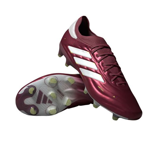 Adidas - Copa Pure II+ Firm Ground Boots - Shadow Red / Cloud White / Team Solar Yellow 2