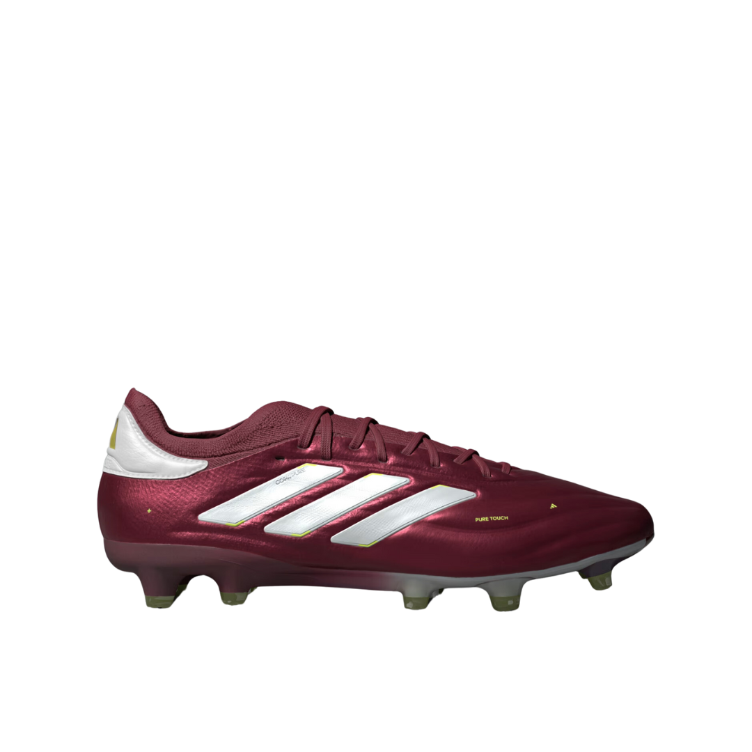 Adidas - Copa Pure II+ Firm Ground Boots - Shadow Red / Cloud White / Team Solar Yellow 2