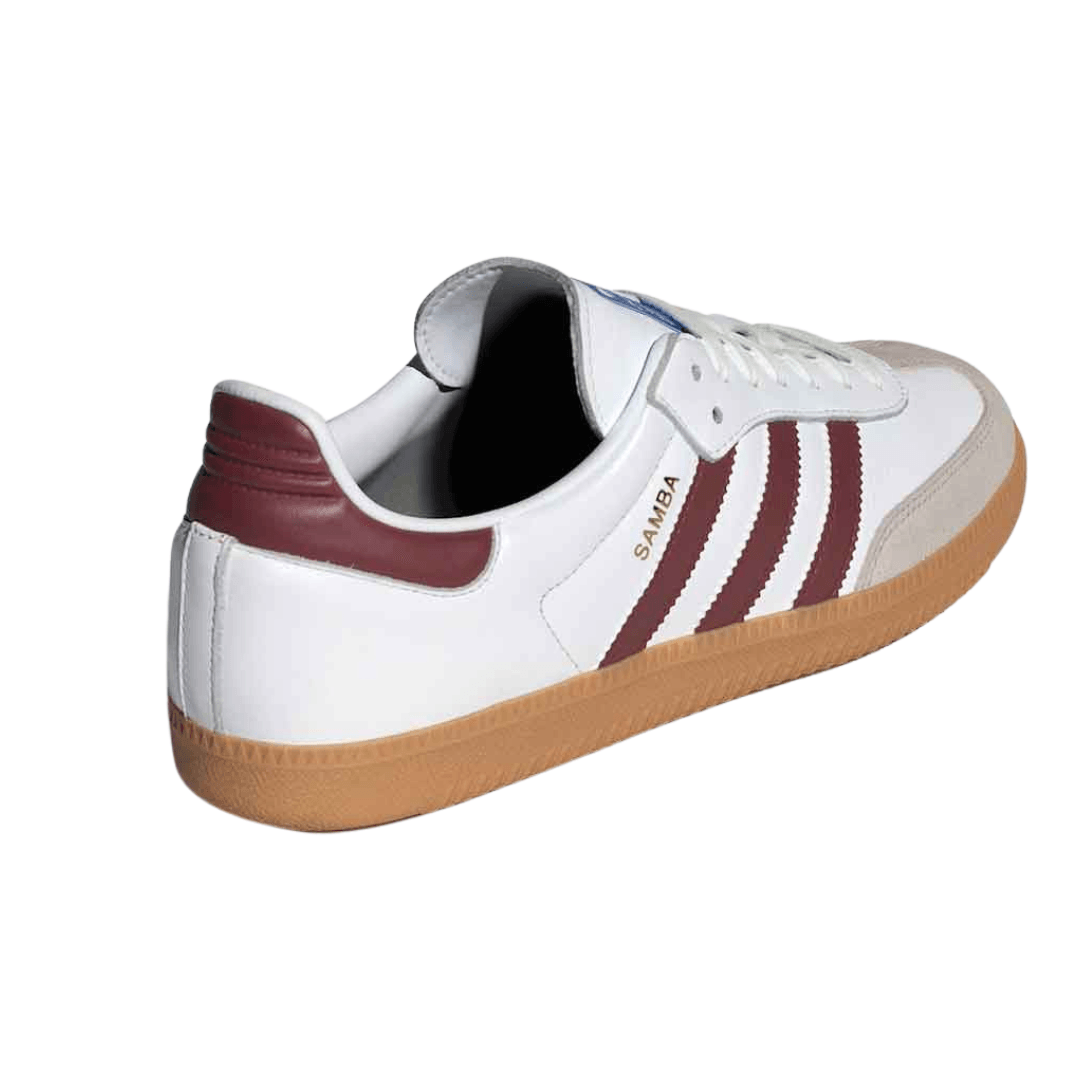 Adidas - Samba OG -  White / Burgundy / Gum