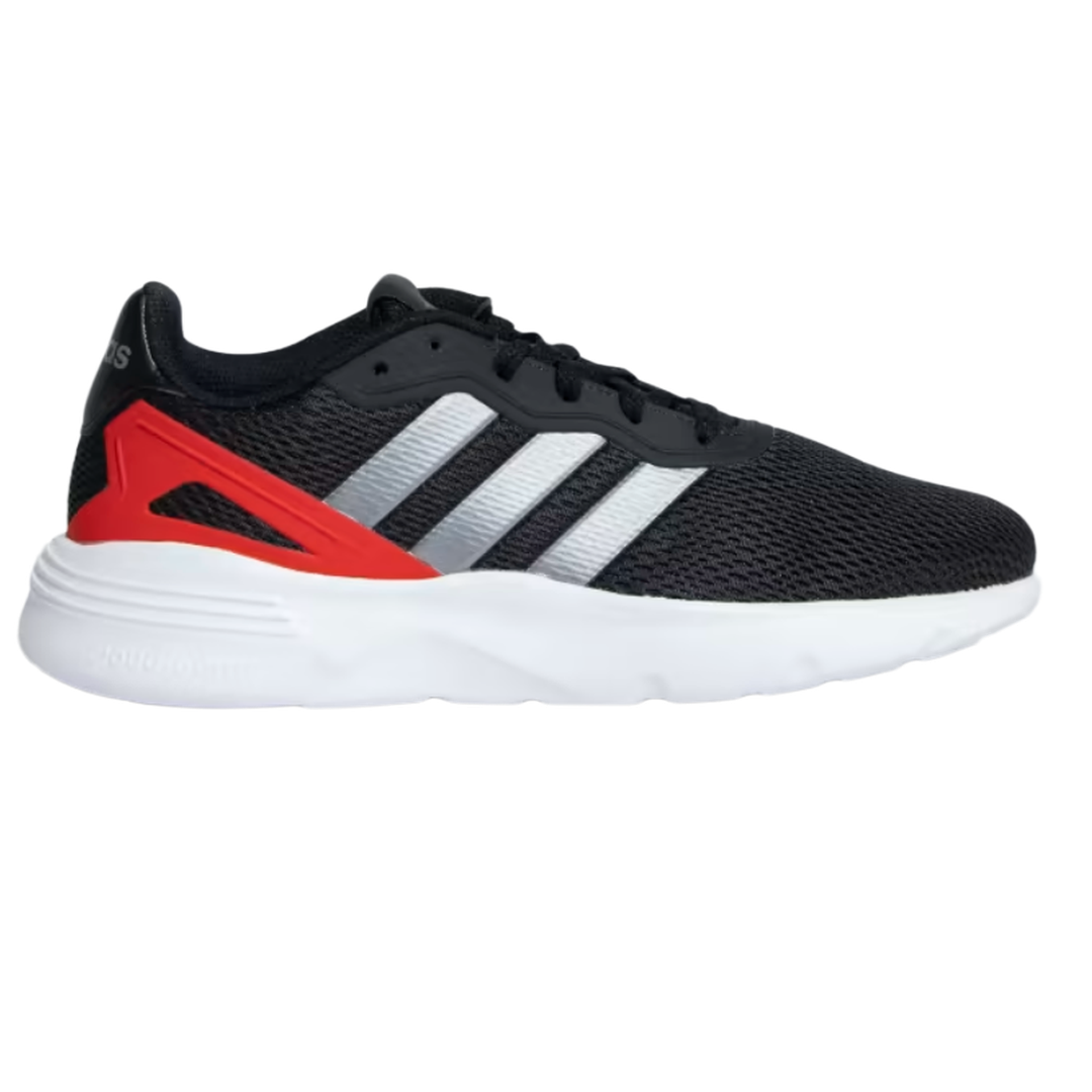 Adidas Nebzed Men's Running Shoes 'Core Black Iron Metallic Vivid Red'