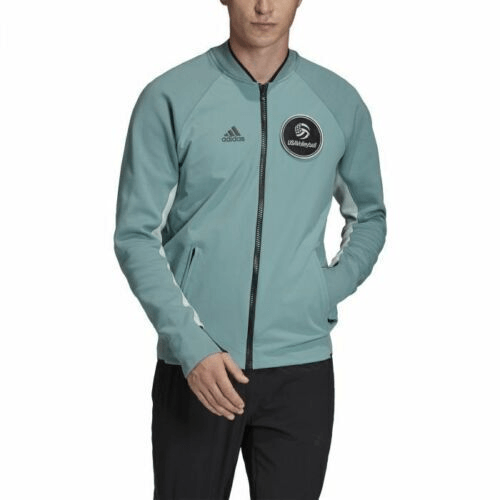 Adidas USA Volleyball Men's Varsity Jacket Vapour Steel