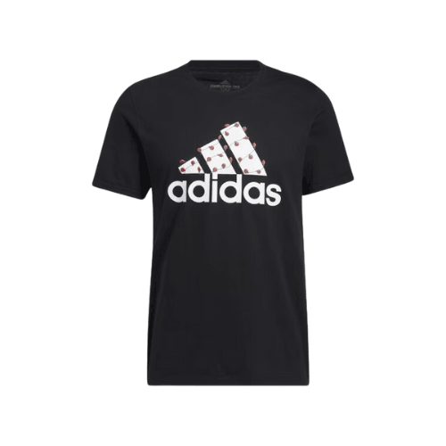 Adidas Winter Holiday Lights Logo Men's Graphic Tee