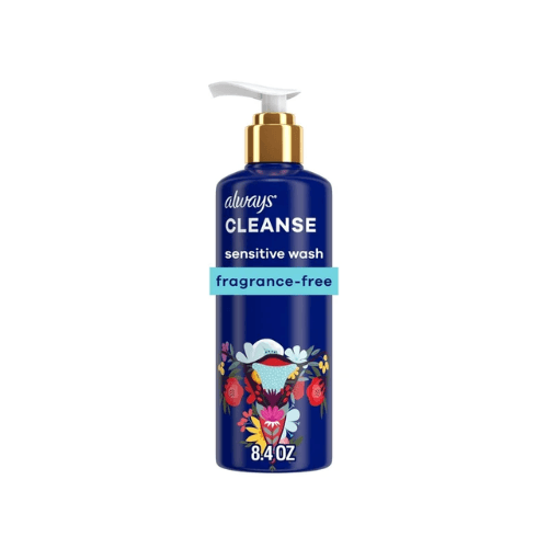 Always Cleanse Sensitive Wash for Intimate Skin Fragrance-Free, 8.4 fl oz