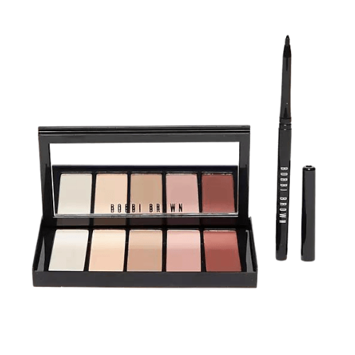 Bobbi Brown - Disco Drama Eye Shadow Palette Set with Perfectly Defined Gel Eyeliner - Disco Intense