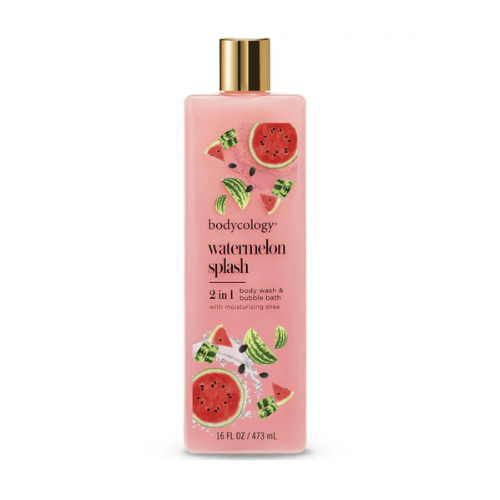 Bodycology Watermelon Splash 2 in 1 Body Wash & Bubble Bath, 16 oz