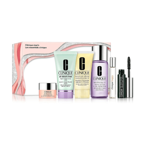 Clinique MVPs Skincare and Makeup Mini Set, 6 Piece