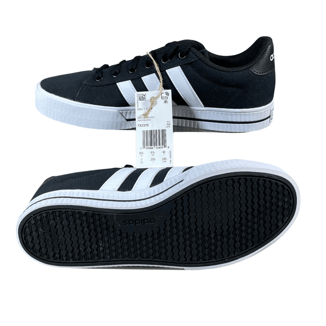 Adidas - Kid's neo Daily 3.0 'Black White' - Black / White