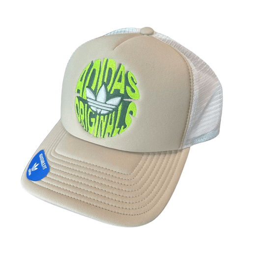 Adidas Spiral Trucker Hat 'Tan Green'