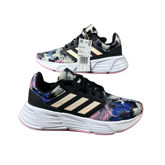 Adidas Galaxy 6 Black Floral Women's Athletic Shoes