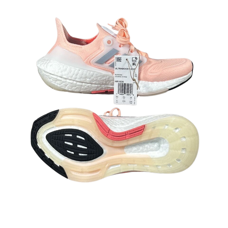 Adidas UltraBoost 22 'Pink & Metallic' Women's Running Shoe