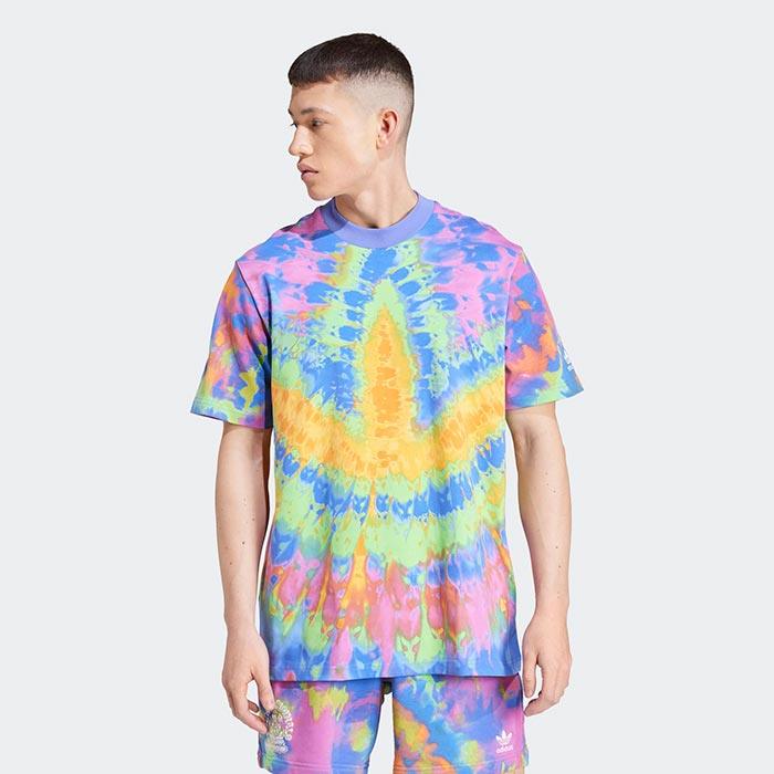 Adidas Tie & Dye Tee 2 Short Sleeve 'Purple'