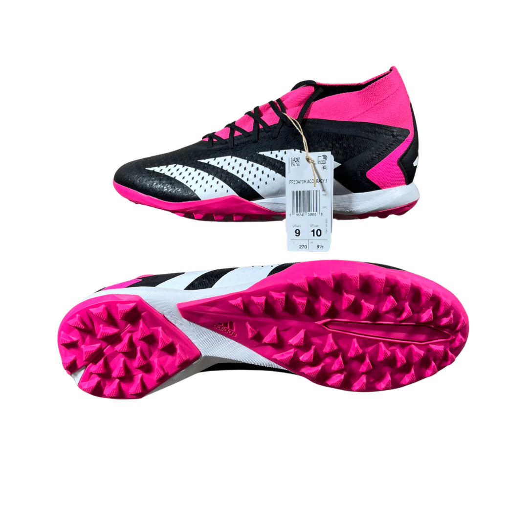 Adidas Predator Accuracy .1 TF 'Black/Pink' Men's Soccer Shoes