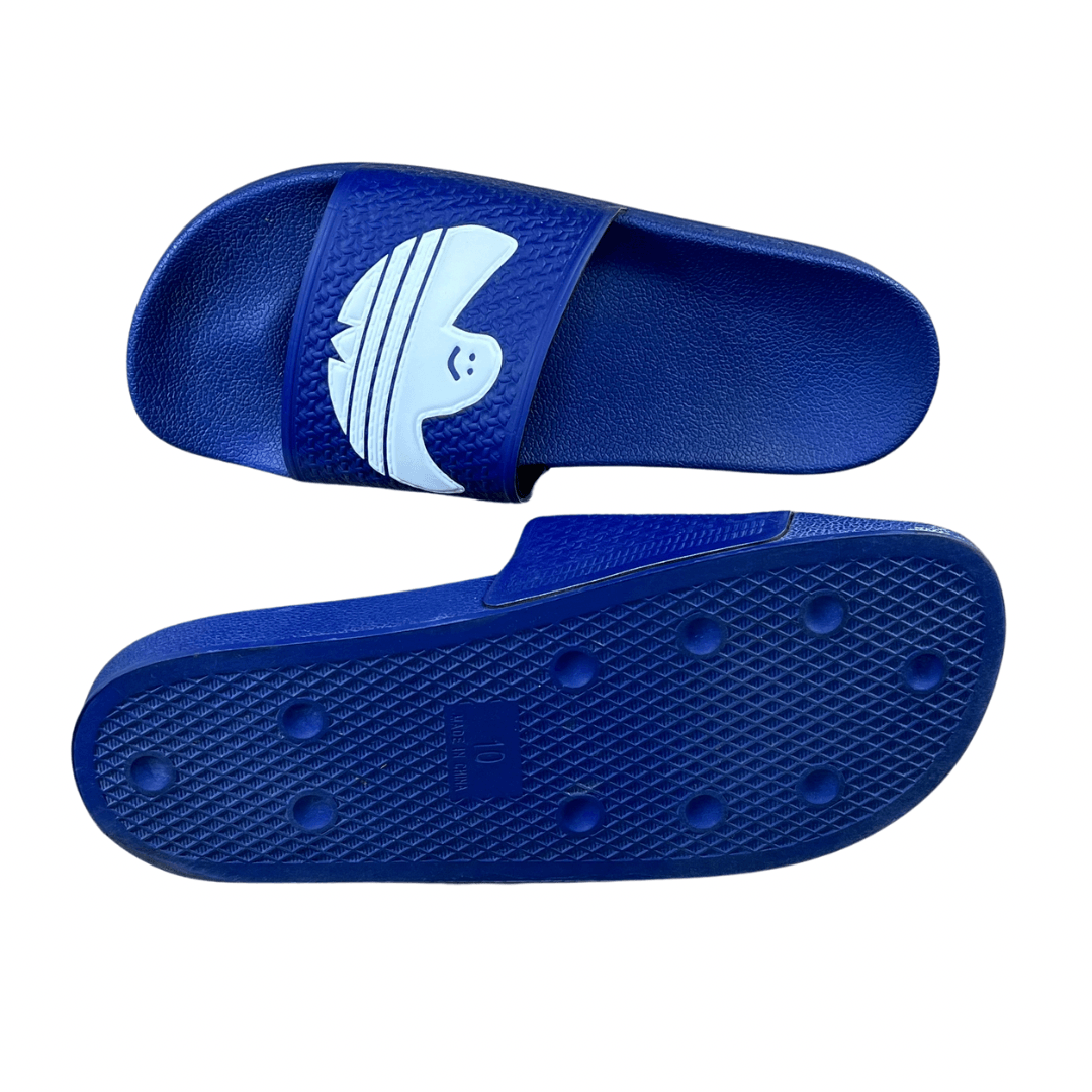 Adidas Shmoofoil Slides 'Victory Blue/White'