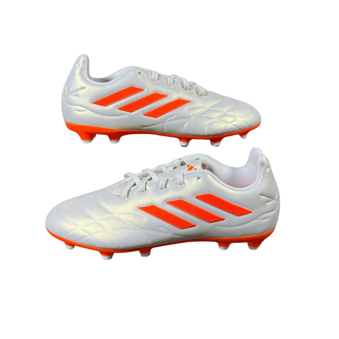 Adidas Copa Pure.3 FG J 'Silver/Orange' Kid's Soccer Cleats