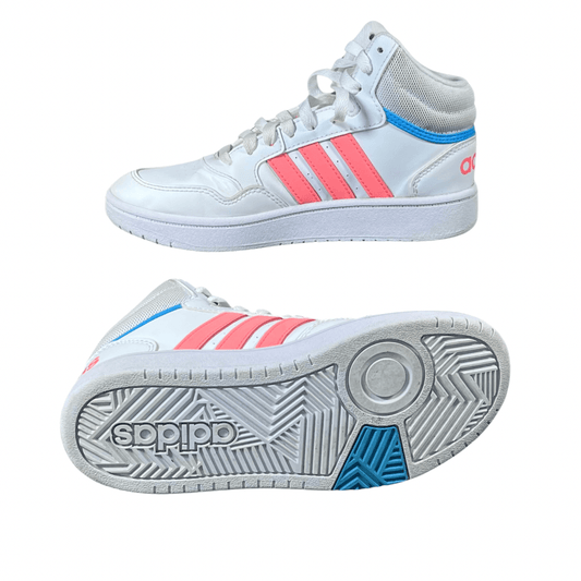 Adidas Hoops Mid 3.0 K 'White/Blue/Pink'