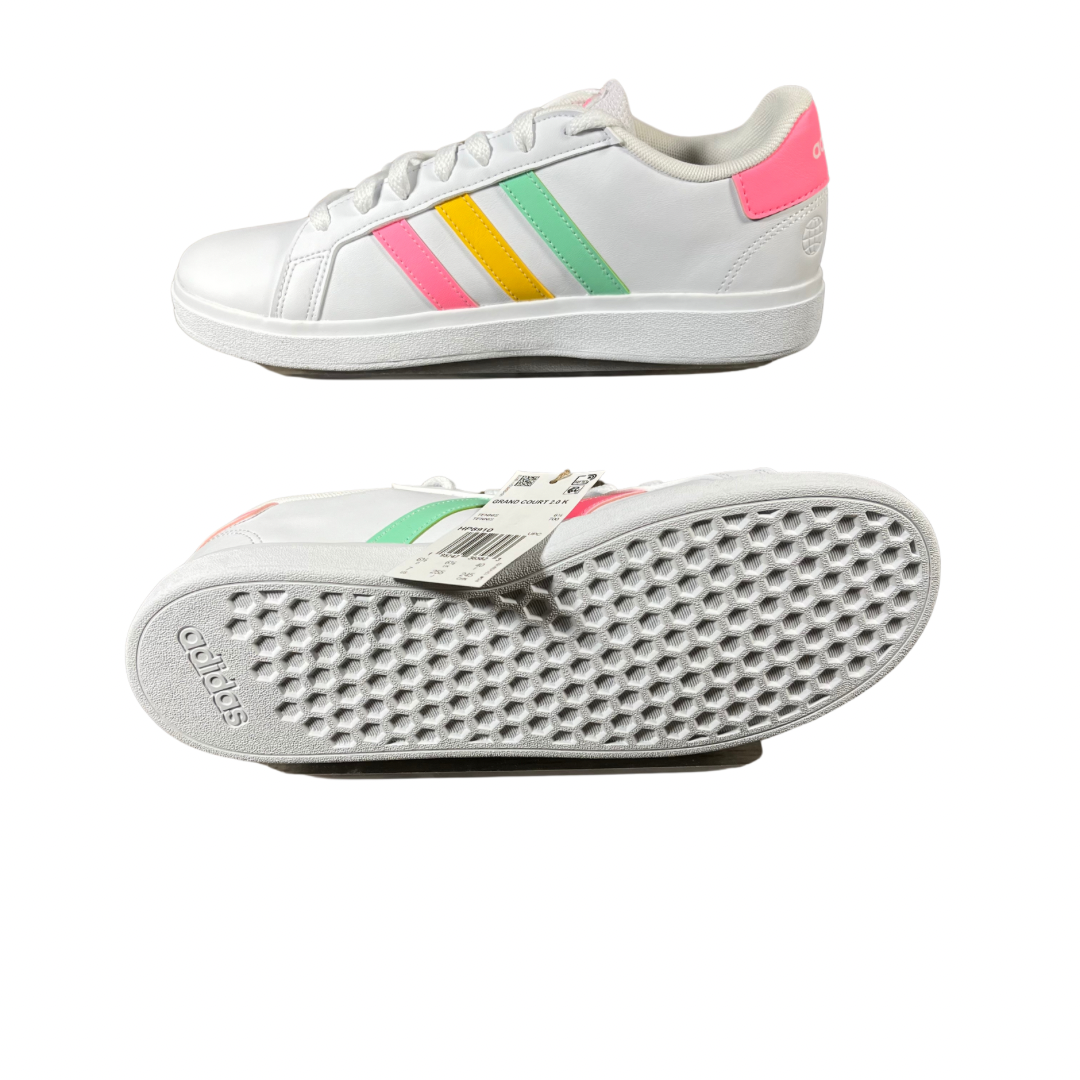 Adidas Grand Court 2.0 K 'Pink/Yellow/Green'