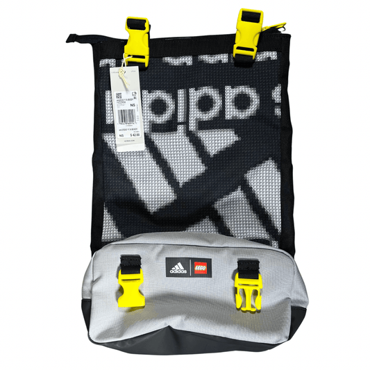 Adidas Lego Backpack 'Black/Grey/Yellow'