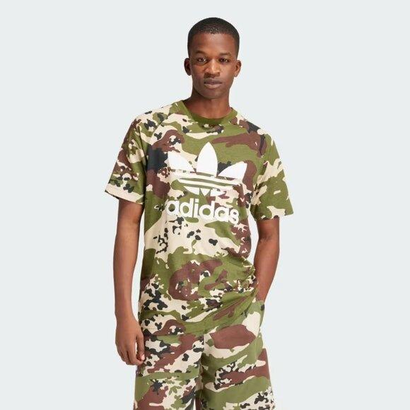 adidas Men's Camo Trefoil Tee