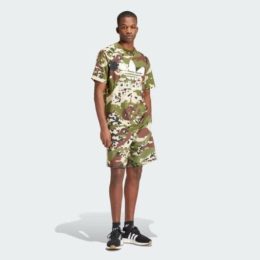 adidas Men's Camo Trefoil Tee