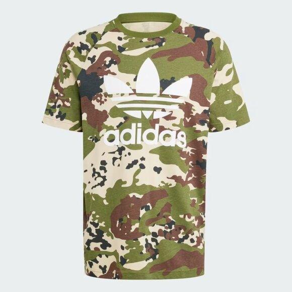 adidas Men's Camo Trefoil Tee