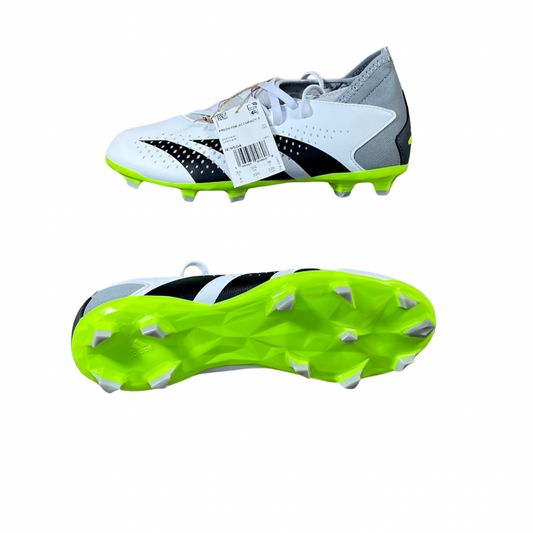 Adidas Predator Accuracy .3 FG J 'White/Lime Green' Kid's Cleats