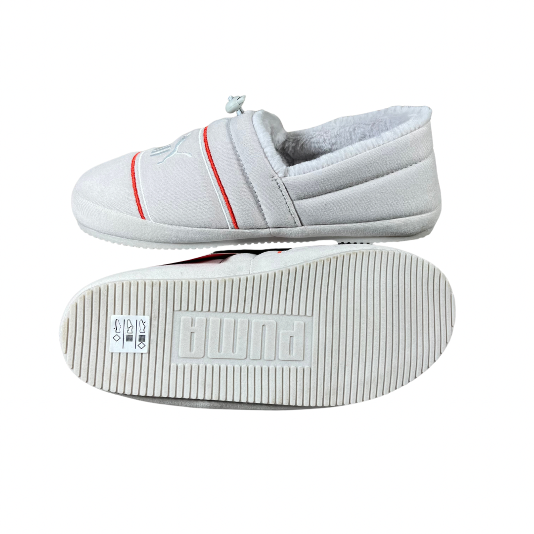 Puma Tuff Mocc Jersey Jr Slides 'Grey/Red'