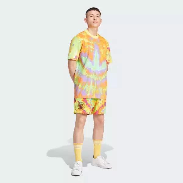 Adidas Tie & Dye Shorts 'Yellow'